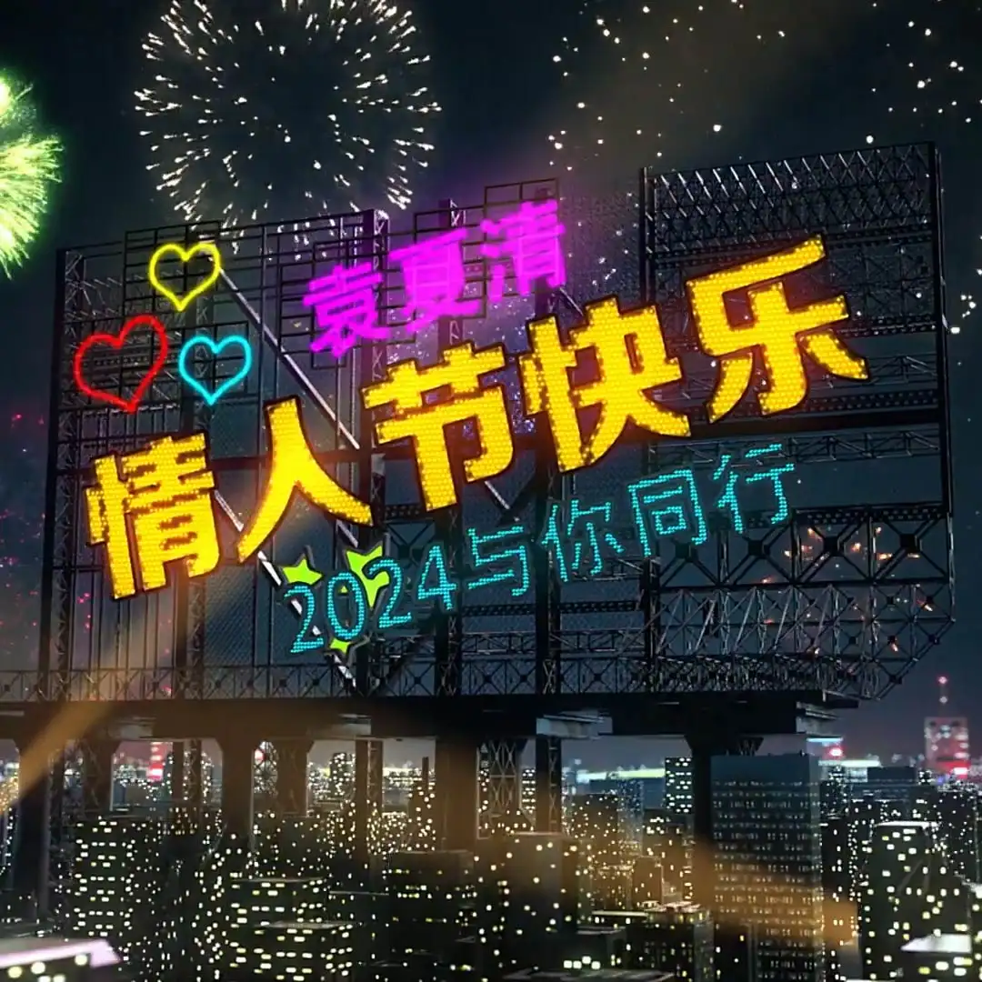 Y19三维夜景广告牌