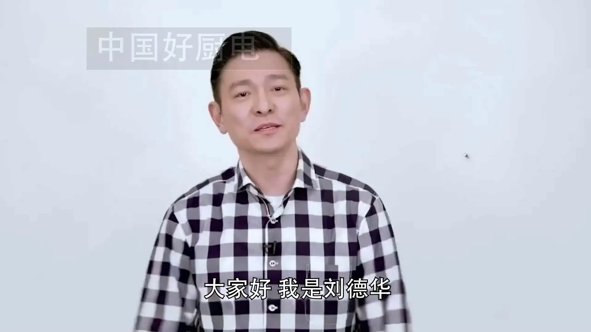 刘德华格子衣服